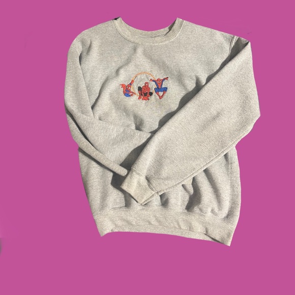 Spiderman Embroidered Crewneck - Picture 1 of 1